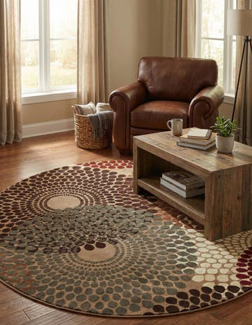 10' x 10' Cafe Round Rug