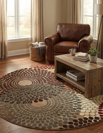 10' x 10' Cafe Round Rug