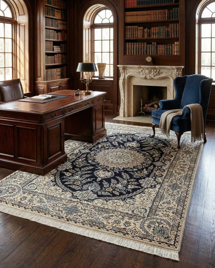 Detail image of 5' x 7' 10 Nain Rug