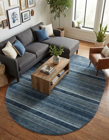 7' 10 x 10' 2 Gemstone Oval Rug