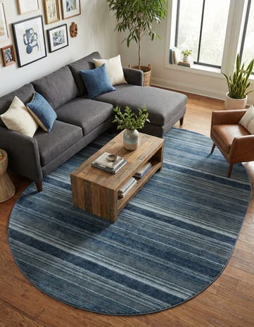7' 10 x 10' 2 Gemstone Oval Rug