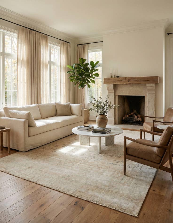 Detail image of 8' 10 x 12' 1  Hand Knotted Ultra Vintage Persian Wool Rug