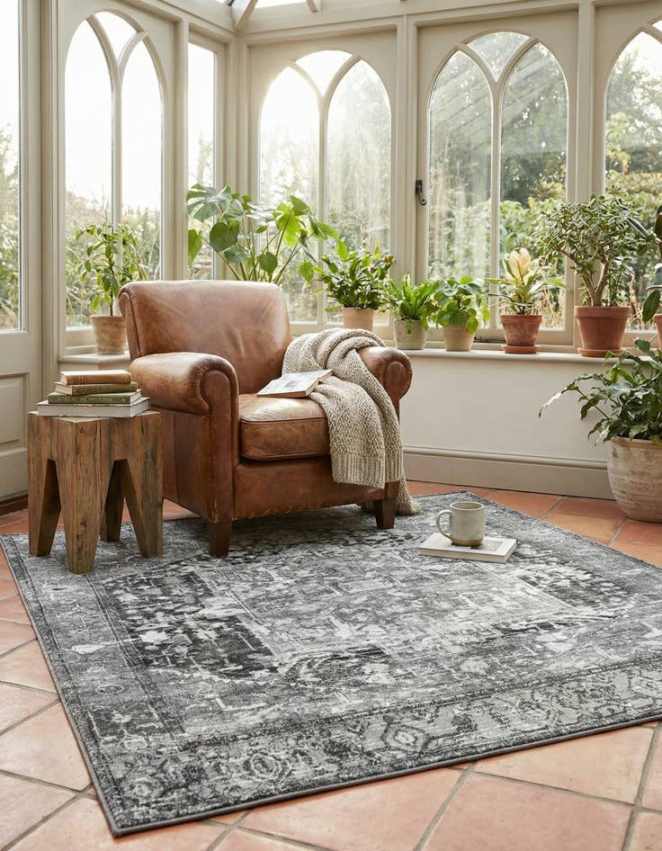 Detail image of 5' 3 x 5' 3 Medina Square Rug