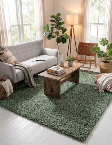 7' x 7' Zermatt Shag Square Rug