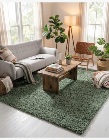 7' x 7' Zermatt Shag Square Rug