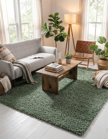 7' x 7' Zermatt Shag Square Rug