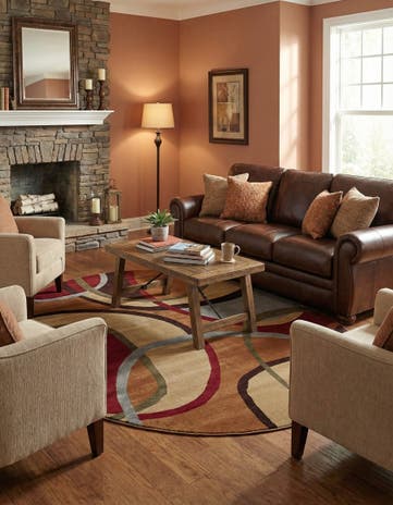 Cafe Oval Rug