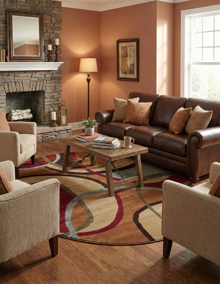 Detail image of  7' 10 x 10' Cafe Oval Rug