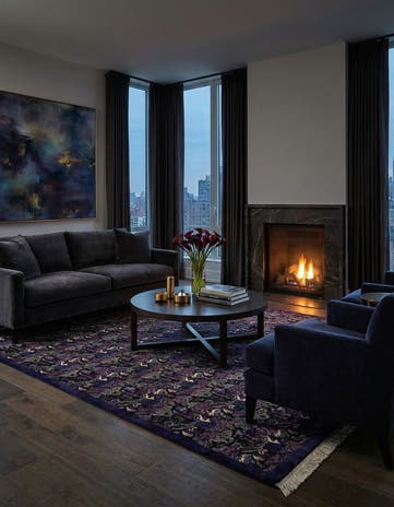 8' x 9' 10 Hand Knotted Tibet Wool Rug