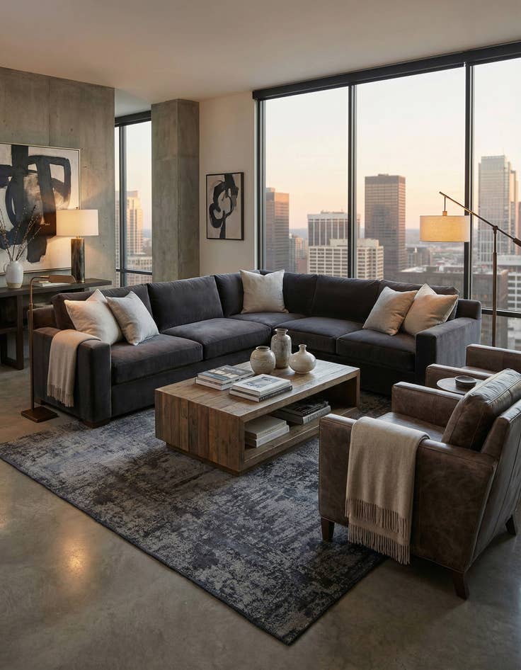 Detail image of 9' 3 x 12'  Hand Knotted Ultra Vintage Persian Wool Rug