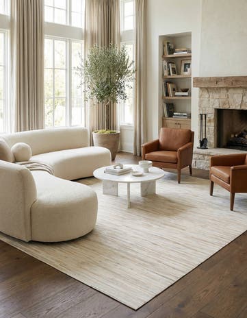 8' x 9' 11 Cowhide Stocks Rug