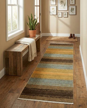  2' 7 x 10' Kashkuli Gabbeh Runner Rug
