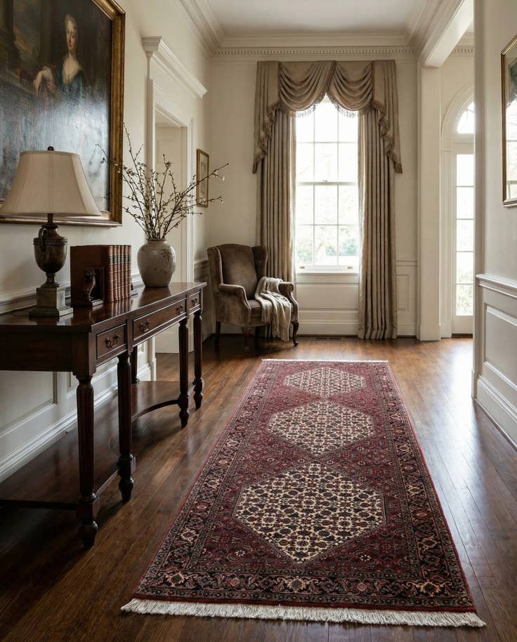 Detail image of 2' 6 x 7' 1 Bidjar Wool Runner Rug