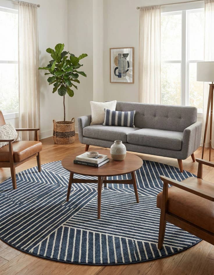 Detail image of 10' x 10' Oslo Round Rug