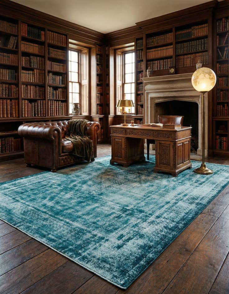 Detail image of 9' 6 x 12' 6 Vintage Royal Wool Rug