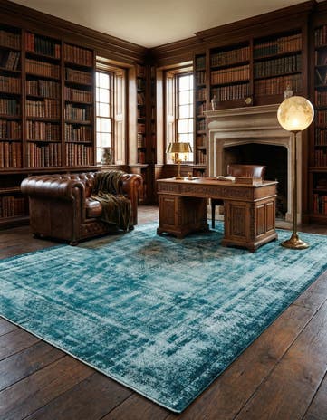 9' 6 x 12' 6 Vintage Royal Wool Rug