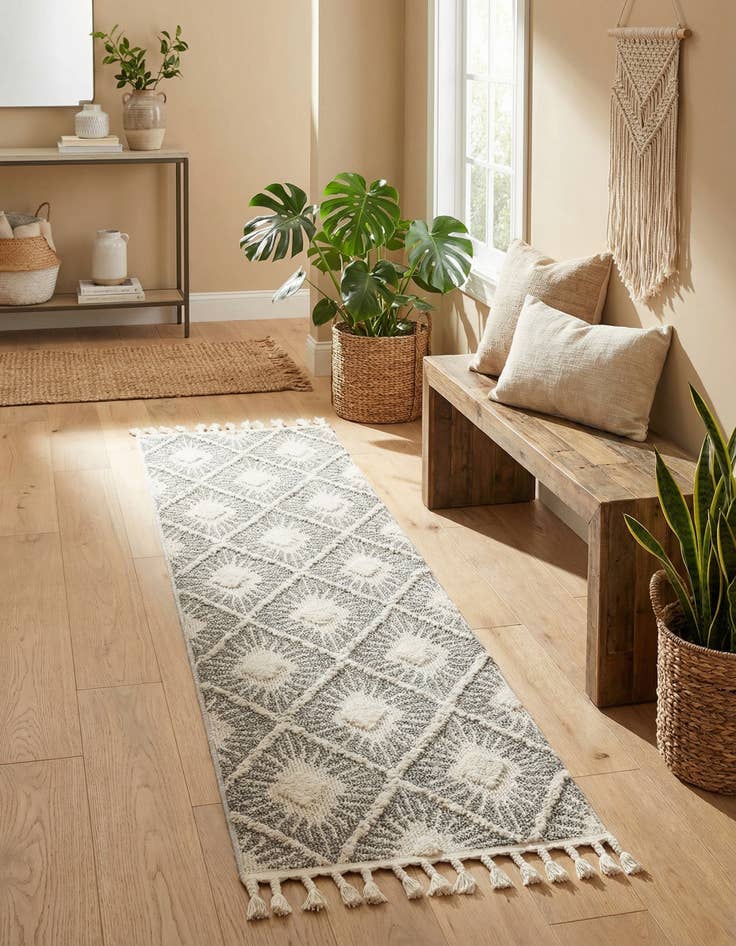 Detail image of 2' x 8' Boho Runner Rug