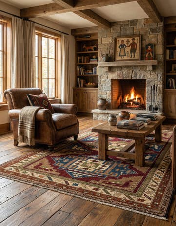 4' 10 x 7' 2 Kars Wool Rug
