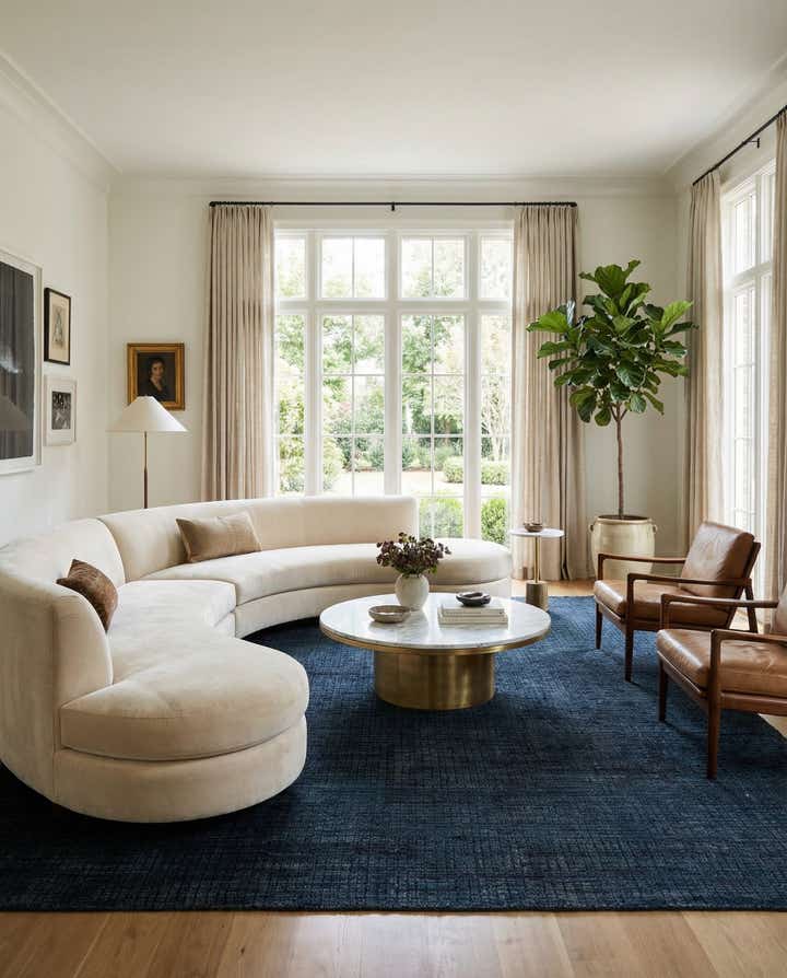 7' 9 x 10' Hand Knotted Darya Wool Rug