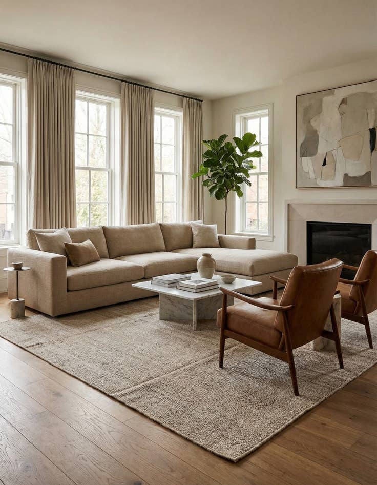 Detail image of  10' 2 x 13'  Hand Woven Kilim Modern Wool Rug