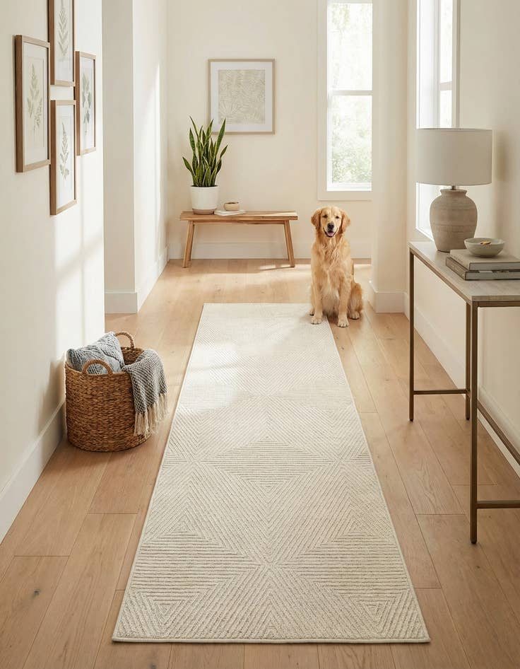 Detail image of  2' 7 x 10'  Washable Sabrina Soto Indoor / Outdoor Runner Rug