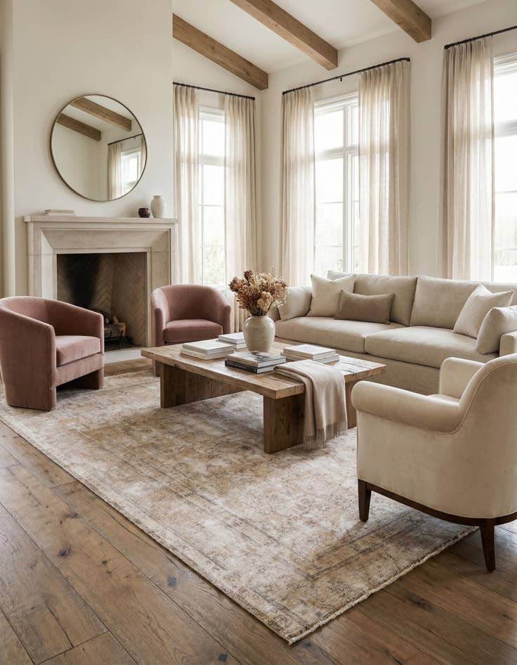 Detail image of 8' 4 x 10' 2  Hand Knotted Ultra Vintage Persian Wool Rug