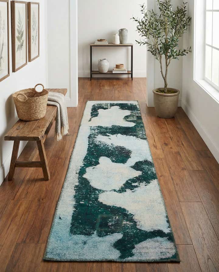 2' 2 x 8' 8 Hand Knotted Ultra Vintage Persian Wool Runner Rug
