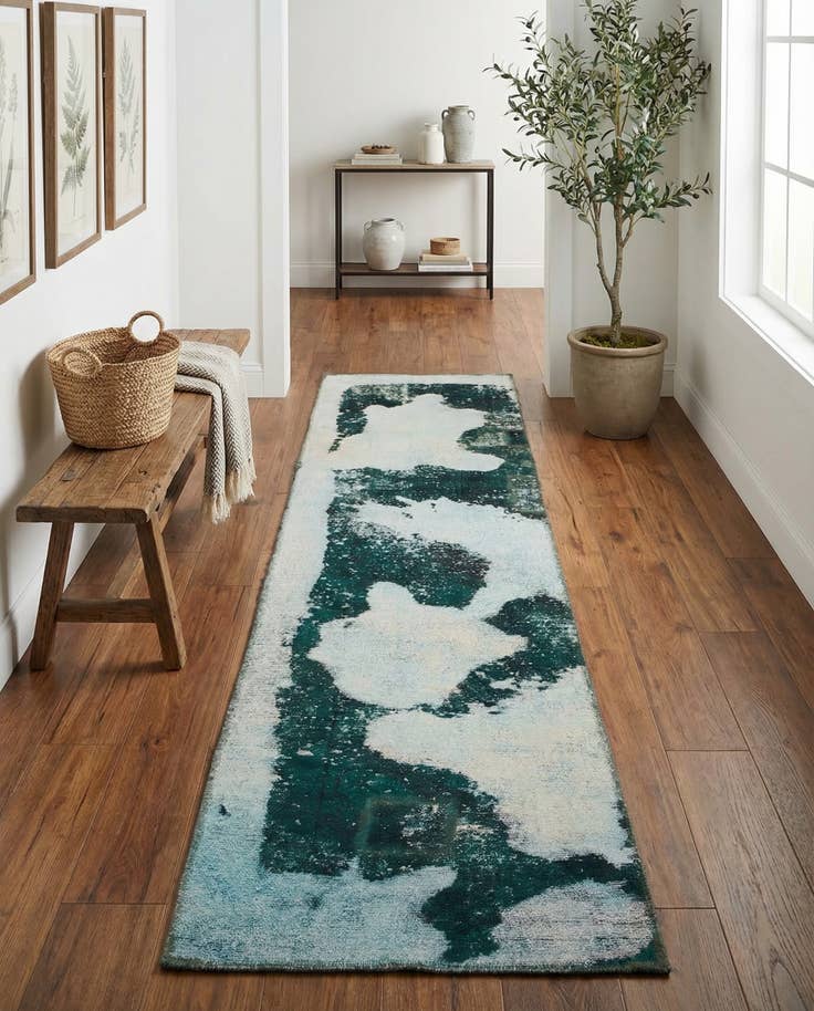 Detail image of 2' 2 x 8' 8 Hand Knotted Ultra Vintage Persian Wool Runner Rug