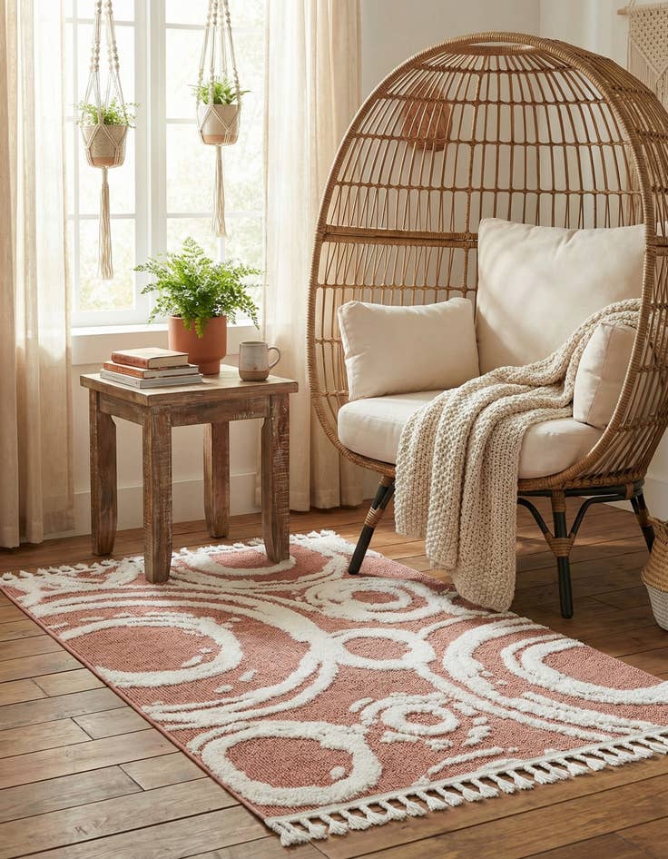 Detail image of  4' x 6' Boho Rug