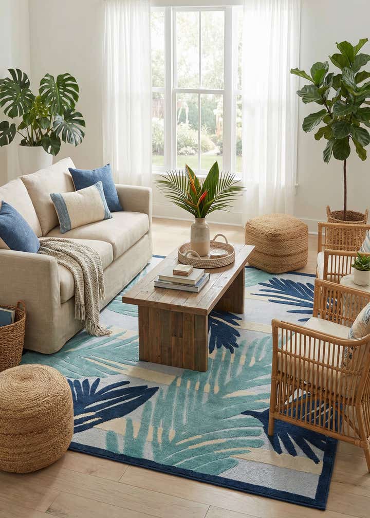 9' x 12' Easy-Clean Aruba Indoor / Outdoor Rug