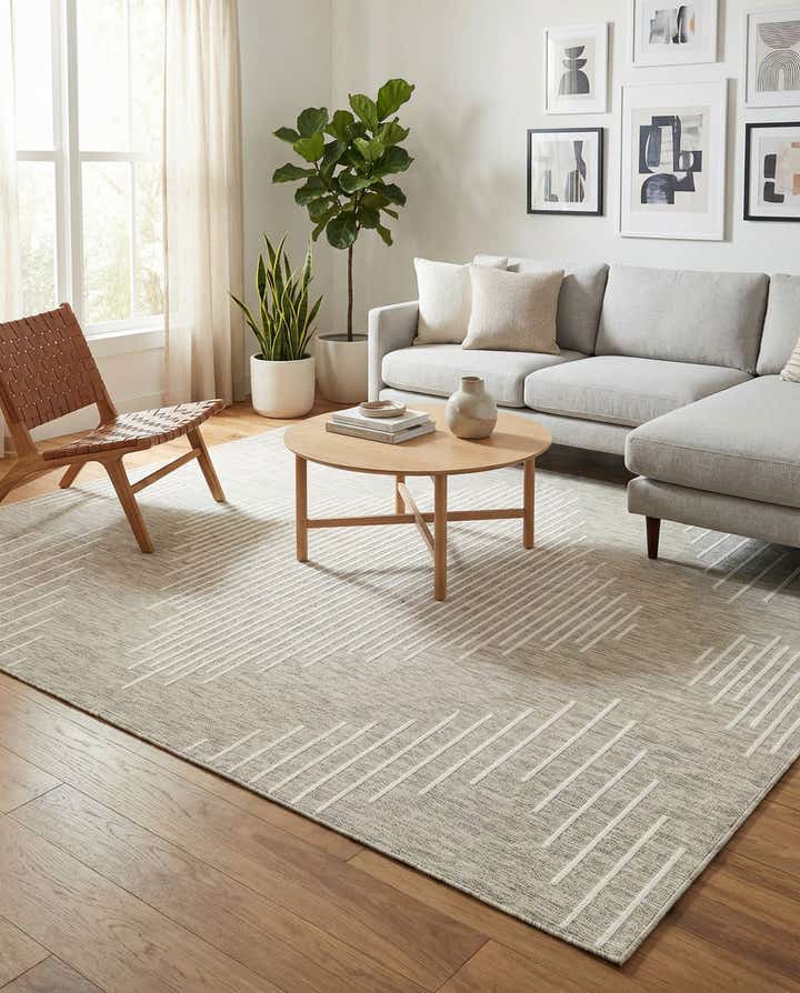 7' 10 x 10' Easy-Clean Modern Indoor / Outdoor Rug