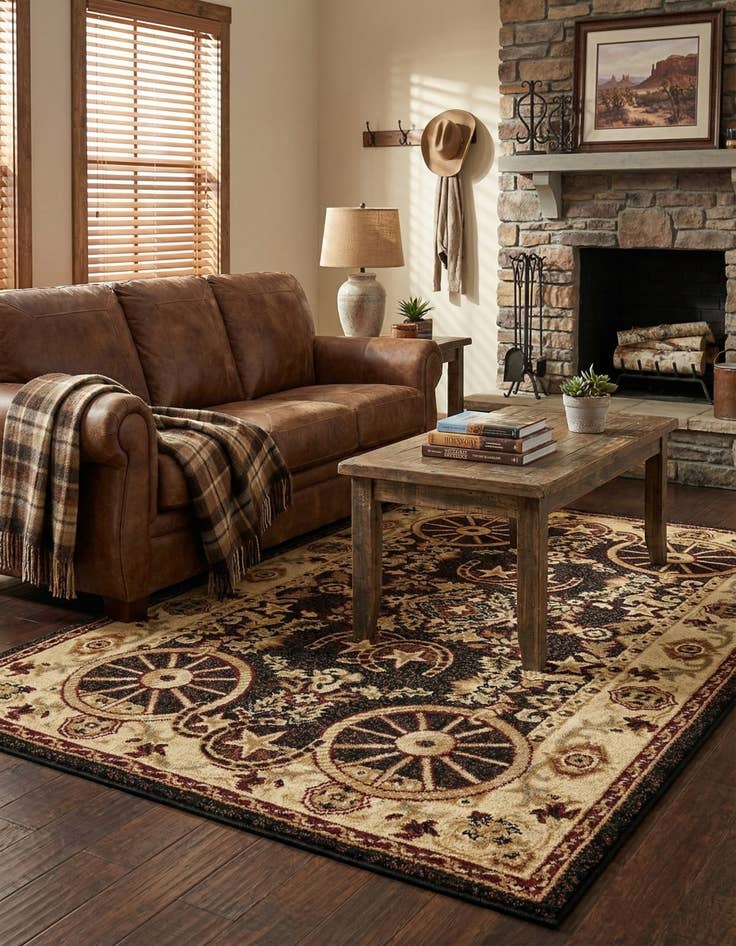 Detail image of 4' x 6' Pioneer Rug