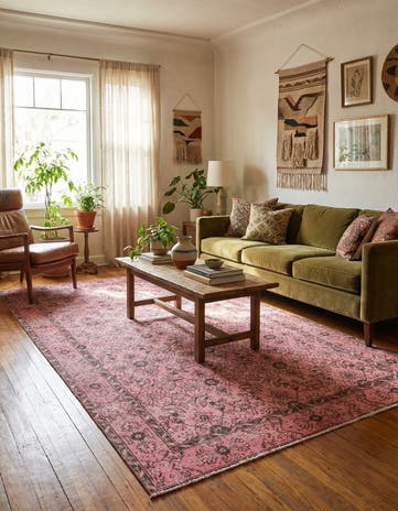 5' 11 x 9' 5 Ultra Vintage Wool Rug