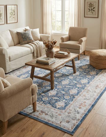 8' 4 x 12' Washable Timeless Rug