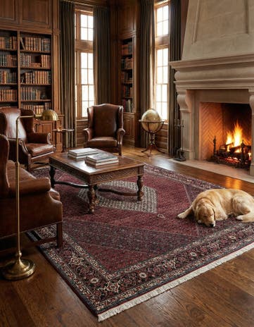 8' 5 x 12' Bidjar Wool Rug