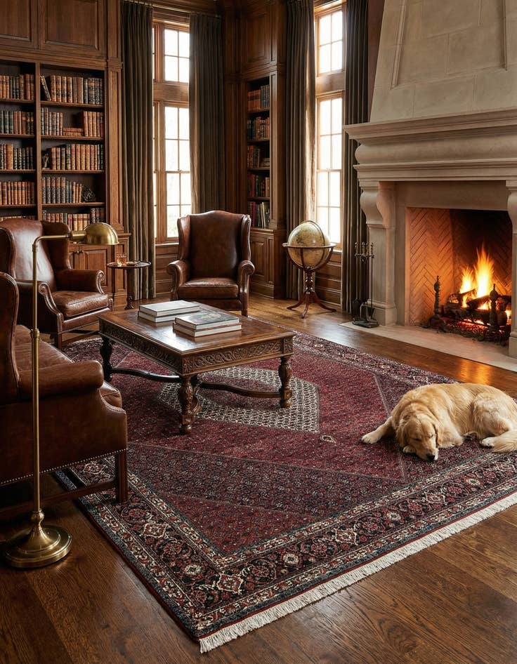 Detail image of 8' 5 x 12' Bidjar Wool Rug