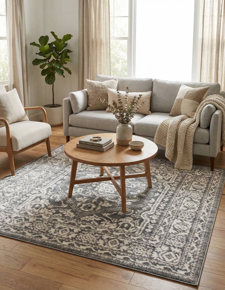 Detail image of 5' 3 x 5' 3 Boston Square Rug