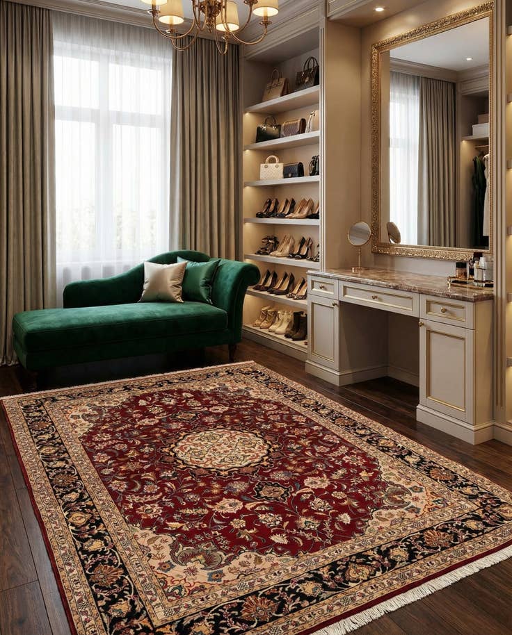Detail image of 4' 11 x 6' 11 Tabriz Rug