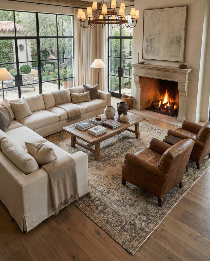 Detail image of 6' 10 x 9' 9 Hand Knotted Ultra Vintage Persian Wool Rug