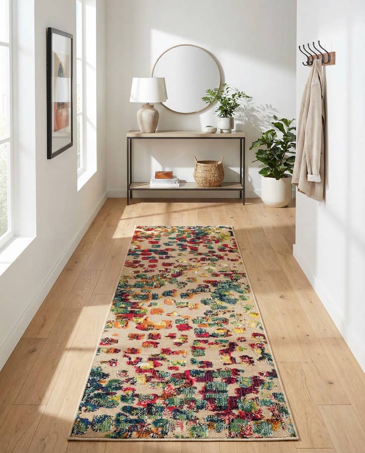 Detail image of 2' x 6' Easy-Clean Casablanca Indoor / Outdoor Runner Rug