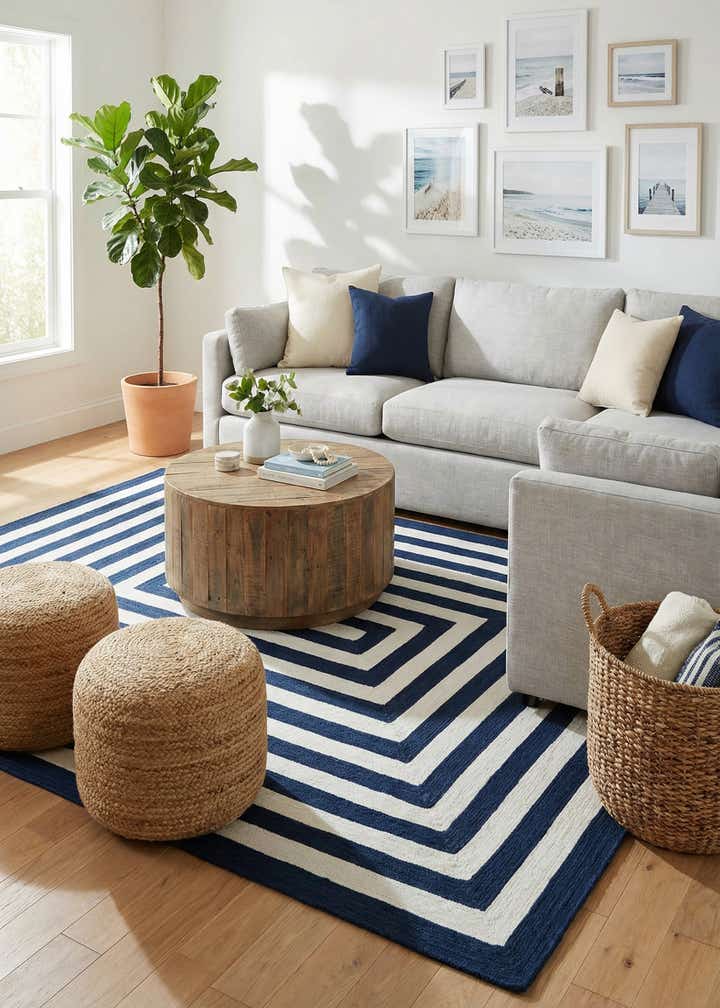 9' x 12' Easy-Clean Eco Verse Washable Indoor / Outdoor Rug