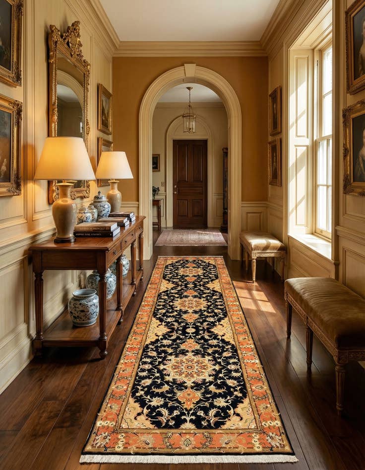 Detail image of 2' 11 x 10' 9 Tabriz Runner Rug