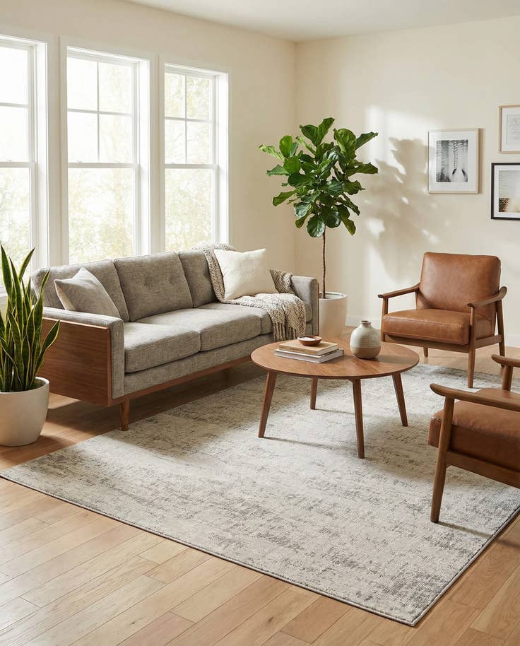 Detail image of 6' x 9' Easy-Clean Modern Indoor / Outdoor Rug