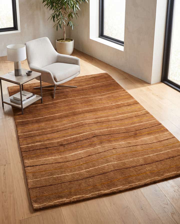5' 6 x 8' Hand Knotted Kashkuli Gabbeh Oriental Wool Rug