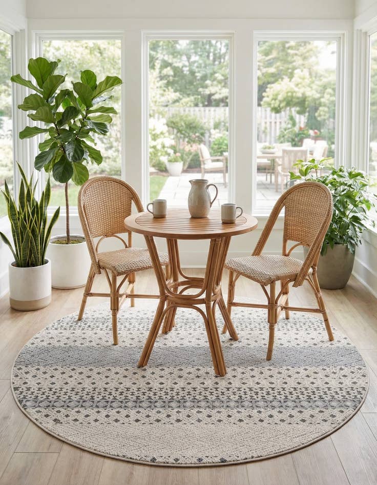 Detail image of 7' x 7' Arlo Round Rug