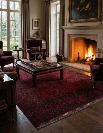 6' 6 x 9' 10 Hand Knotted Khal Mohammadi Wool Rug
