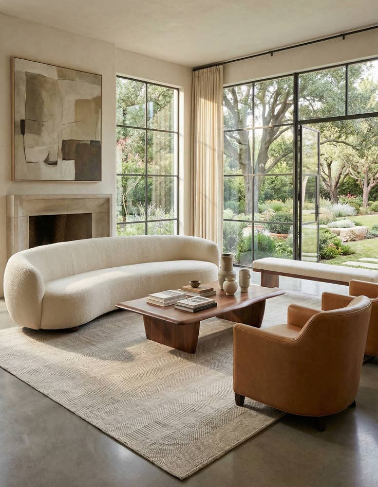 Detail image of  9' 1 x 12' 2 Kamla Wool Rug