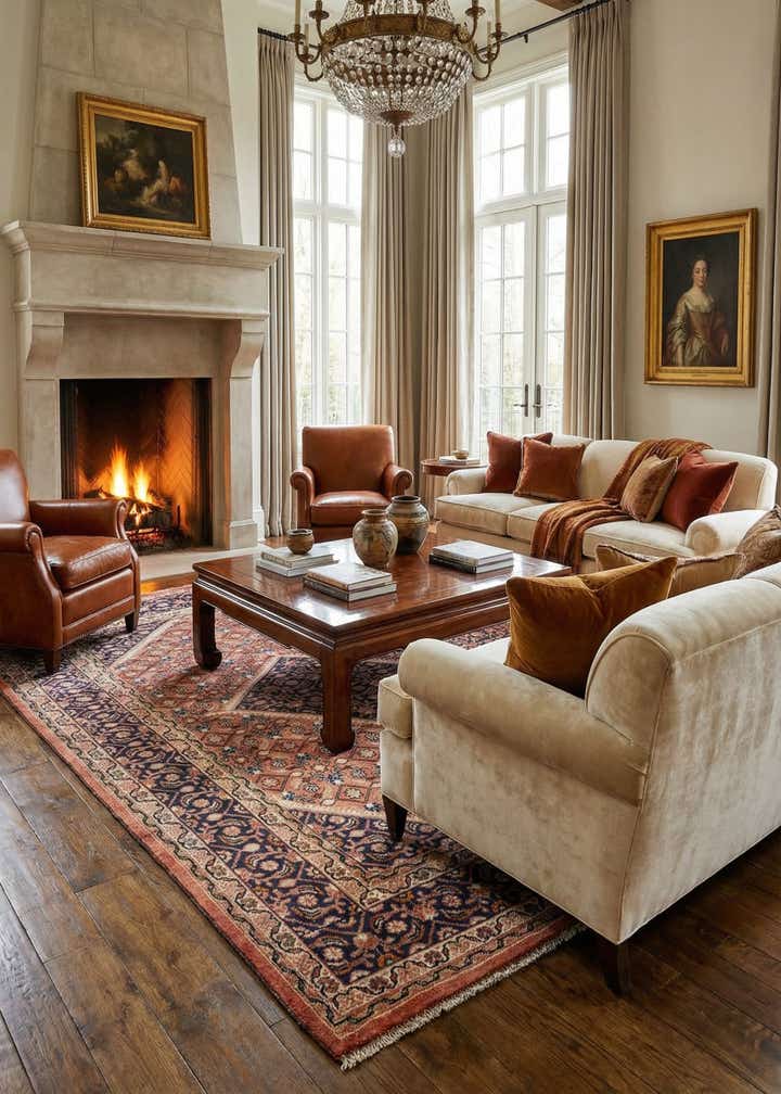 6' 9 x 10' 1 Hamedan Wool Rug