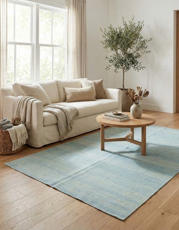 5' 8 x 7' 9 Hand Woven Kilim Modern Wool Rug