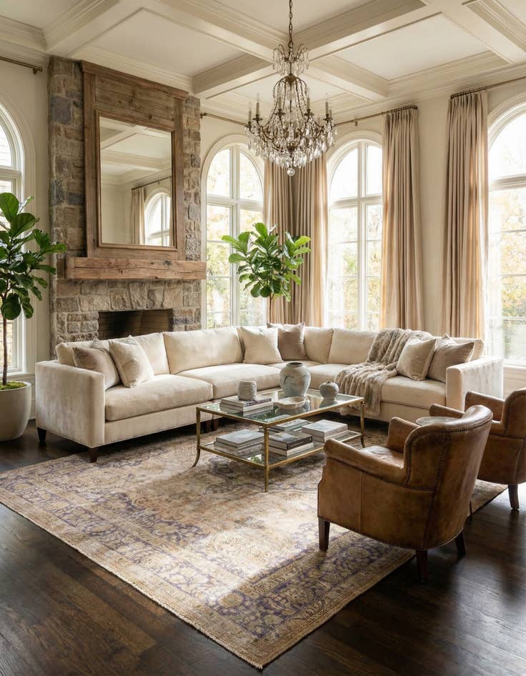 Detail image of  8' 6 x 11' 2  Hand Knotted Ultra Vintage Persian Wool Rug